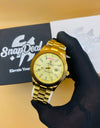 Premium Day Date All Gold Dial Watch