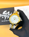 Rolex Stainless Steel 40mm Two Tone Golden-Silver with (White Dial)