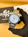 TISSOT PRX - Silver with (Ice Blue Dial)