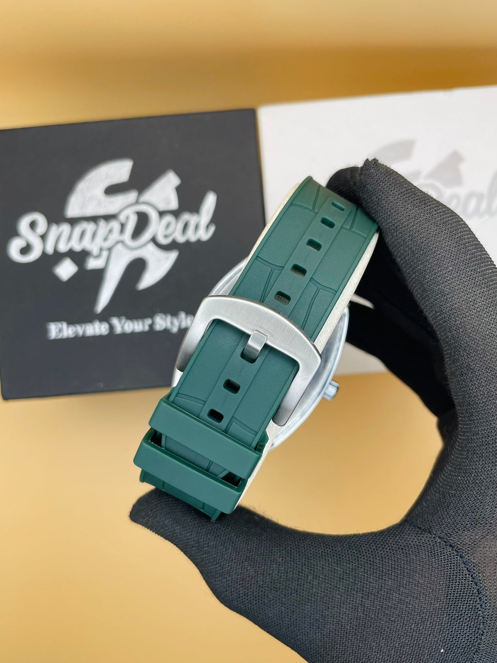 F-M Diamond Green Strap